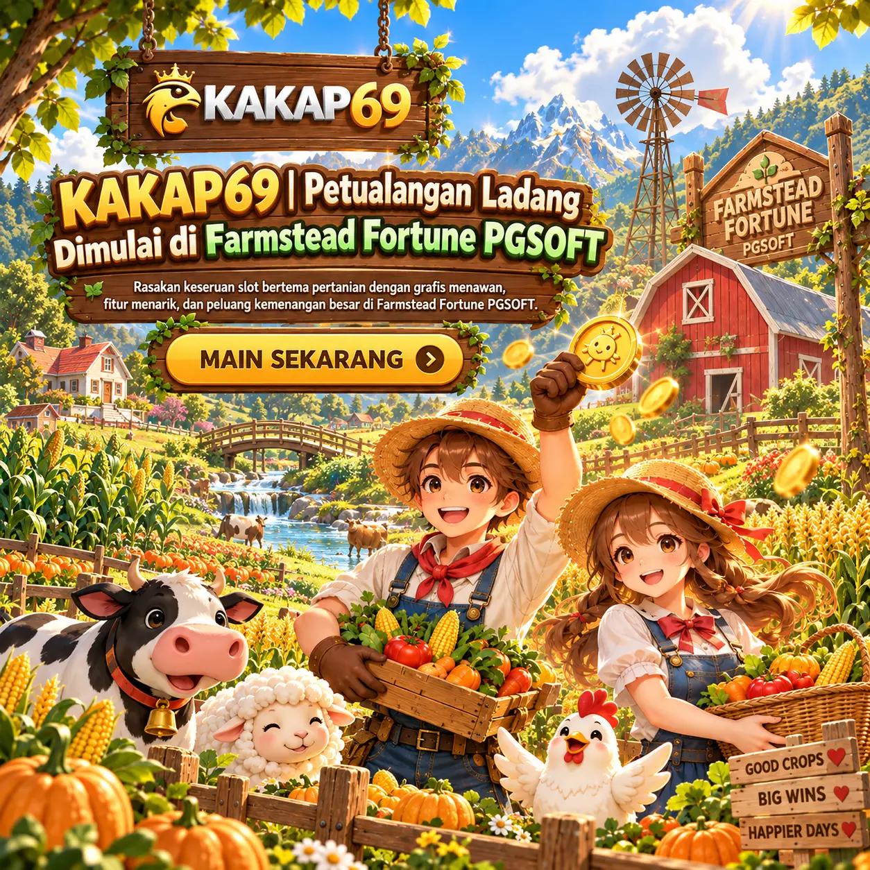 Thumbnail 1 of 3, Farmstead Fortune PGSOFT di KAKAP69